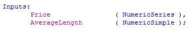Function Inputs Two inputs for functions